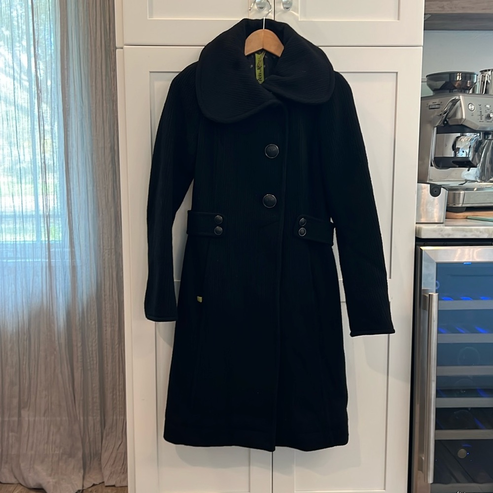 Soia & Kyo Wool Coat Small Black